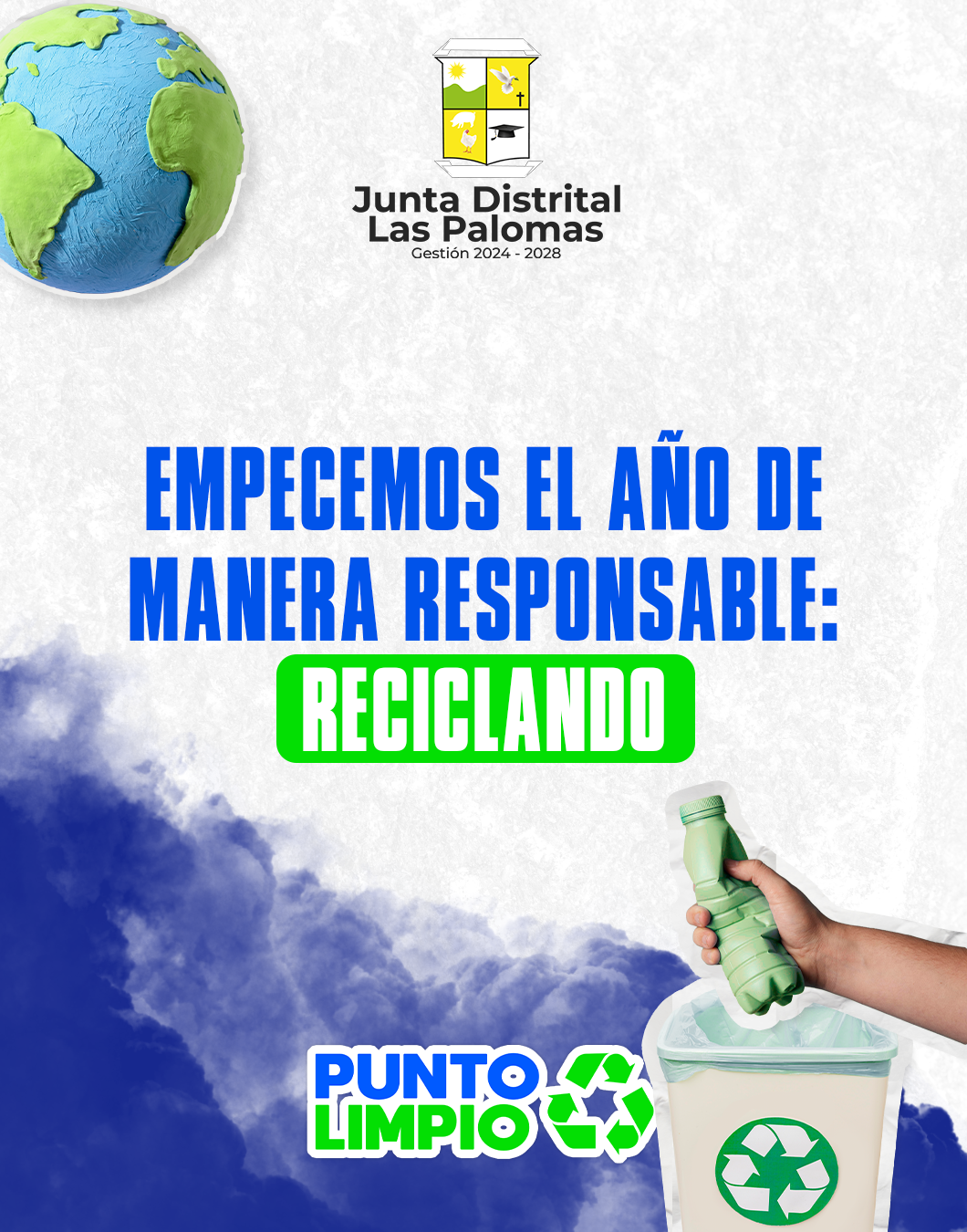 6 de enero – Pequeñas acciones, grandes cambios.Iniciemos este nuevo año promoviendo el reciclaje y el cuidado de nuestro medio ambiente.