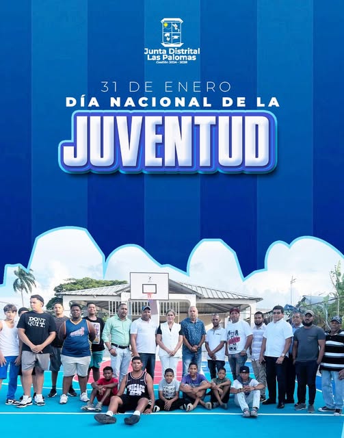31 de Enero – En ocasión del Día de la Juventud, reconocemos el valor de nuestros jóvenes, su capacidad de aportar ideas, asumir responsabilidades y contribuir al desarrollo de nuestro distrito. Como adultos, tenemos el compromiso de acompañarlos, orientarlos y servirles de ejemplo, creando espacios que fortalezcan su participación y crecimiento.
